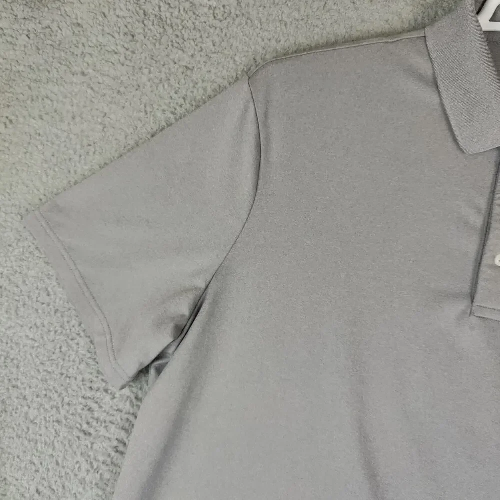 POLO RALPH LAUREN Performance Polo Men Size XL Short Sleeve Gray Shirt